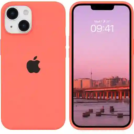 Silicon Case Iphone 13 Salmon