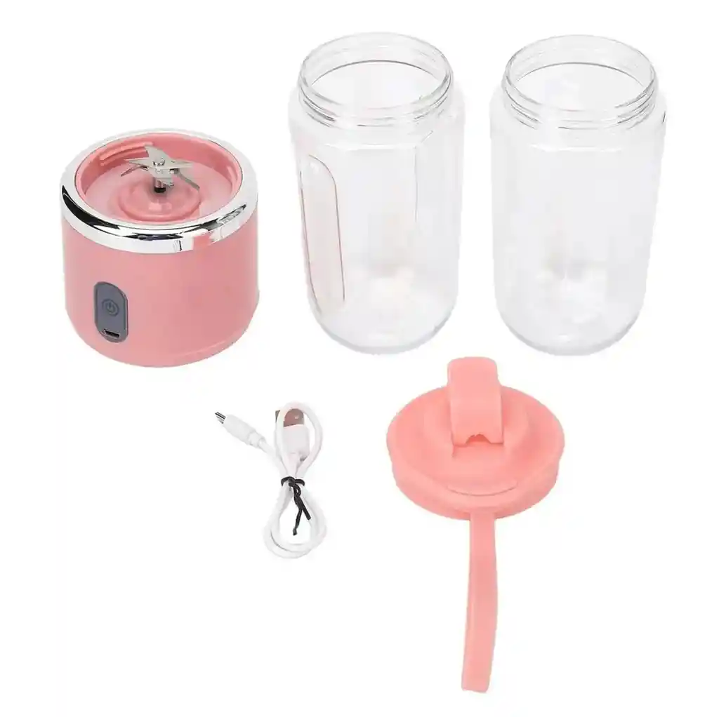 Licuadora Portátil Recargable Usb Vaso Doble