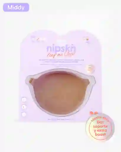 Brasier Invisible Adhesivo De Silicona, Middy (copa B) / Caramel - Nipskin®