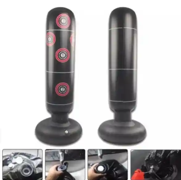 Saco De Boxeo Inflable + Guantes