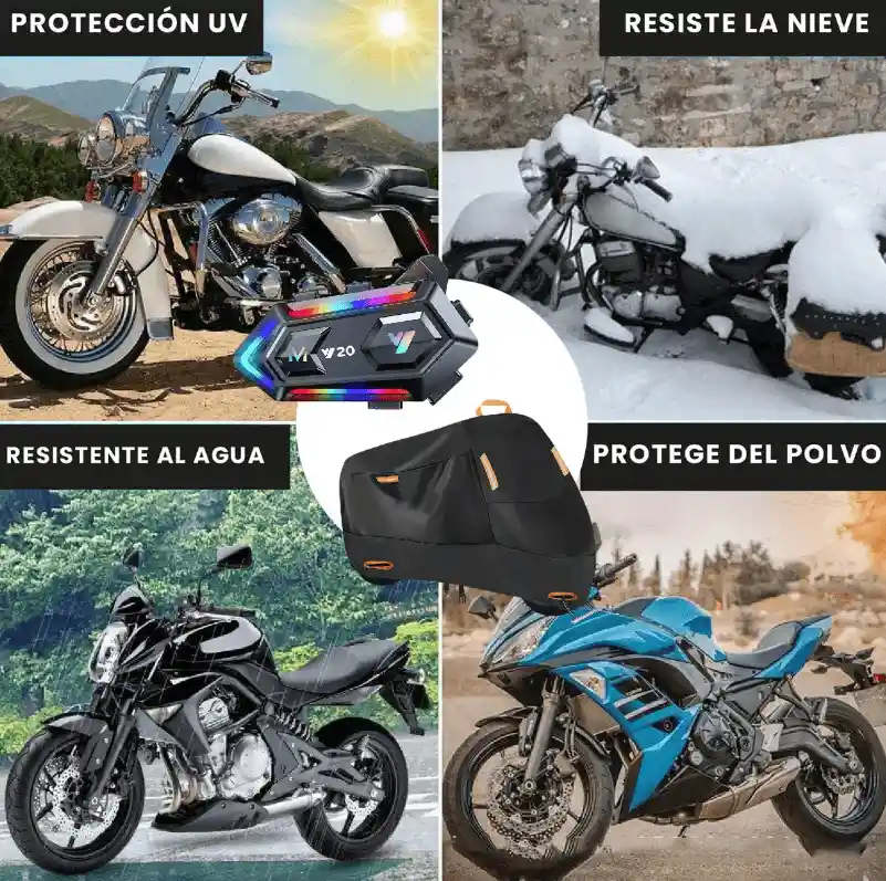 Intercomunicador Bluetooth Y20 Con Pijama Impermeable Para Moto Indispensables Para Moto