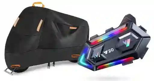 Intercomunicador Bluetooth Y20 Con Pijama Impermeable Para Moto Indispensables Para Moto