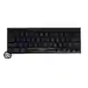 Teclado Mecanico Mikuso Xk-63 Switch Rojo Negro 60%