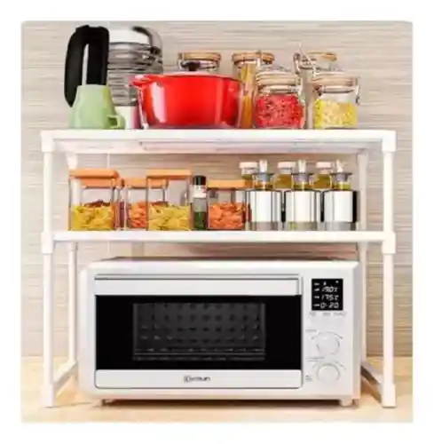 Estante Para Horno De Microondas De 3 Niveles Color Según Disponibilidad 50x57x50