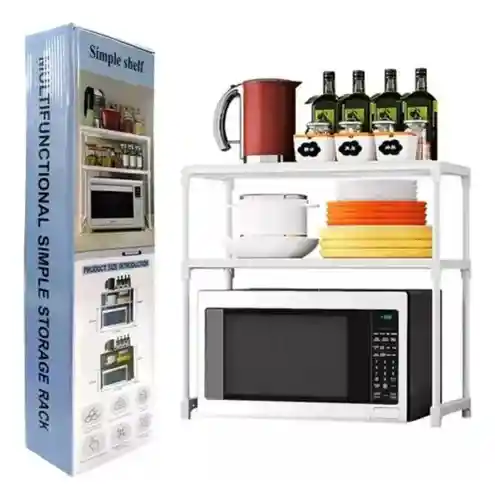Estante Para Horno De Microondas De 3 Niveles Color Según Disponibilidad 50x57x50