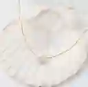 Cadena Perla Solitario