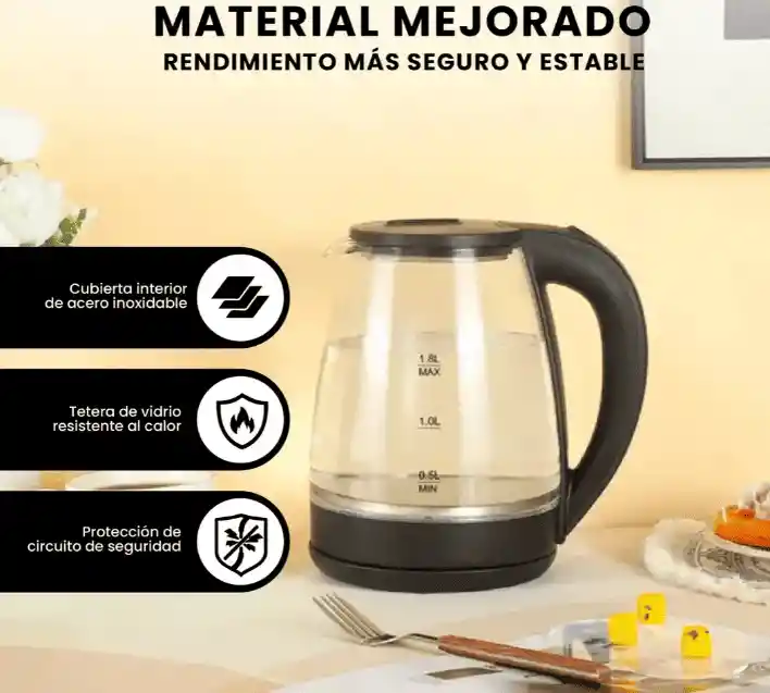 Jarra Eléctrica Nobelso Innovo Hogar Tetera 1.8l
