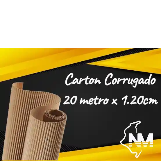 Carton Corrugado 20 Metros X 1.20cm