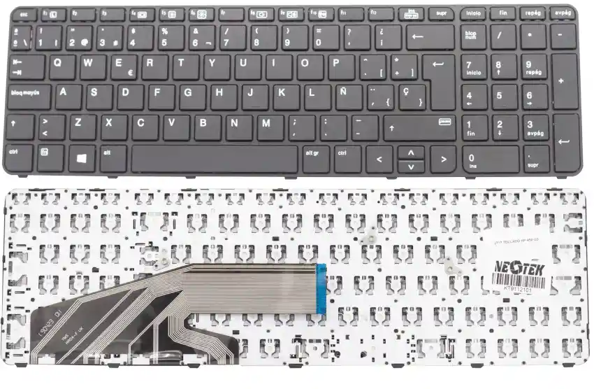 Teclado Hp 14-bs 14-ba 14-bp 14-bw 240-g6 245-g6 246-g6 Blanco