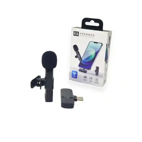 Micrófono Inalámbrico Para Celular Entrada Tipo C K8-t