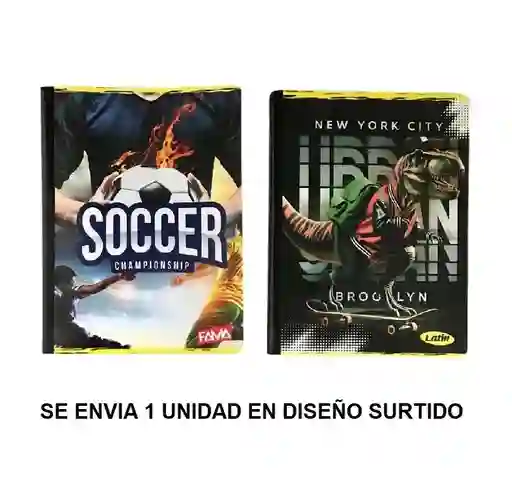 Cuaderno Cosido Rayado Para Niño 100 Hojas Diseños Surtido