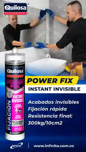 Adhesivo De Montaje Power Fix Invisible