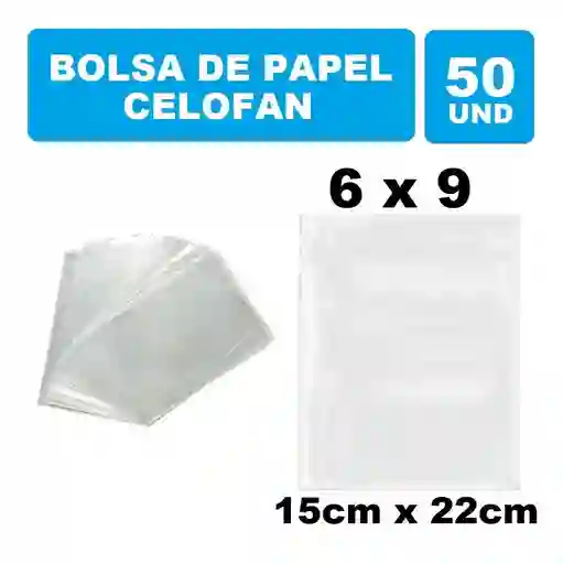 Bolsa Celofan 6x9 Por 50und