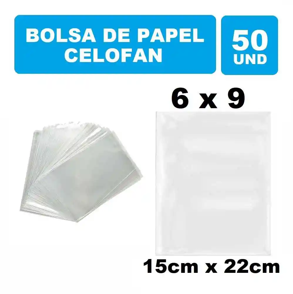 Bolsa Celofan 6x9 Por 50und