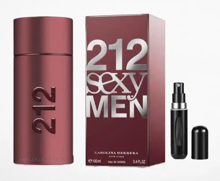 212 Sexy Men 1.1 + Perfumero | Fragancia Para Caballero Oriental Amaderada Sensual