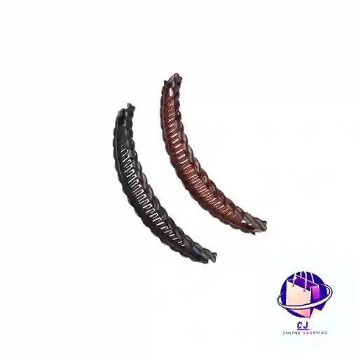 Gancho Banana Grabado Perlas Carey