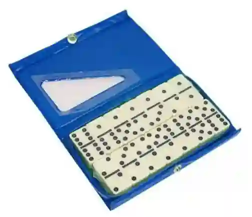 Domino Tradicional 28 Piezas Mediano Con Estuche