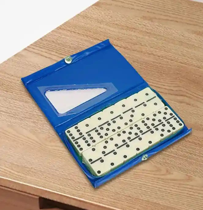 Domino Tradicional 28 Piezas Mediano Con Estuche