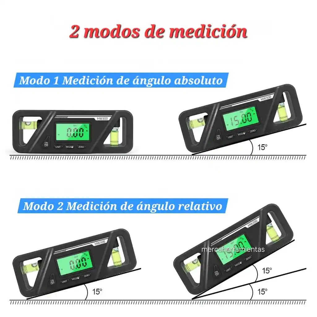 Nivel Magnético Digital 2 En 1 Nivel Digital Y Buscador De Ángulo