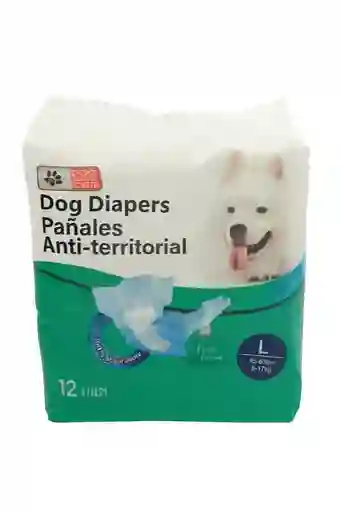 Pañal Postquirurgico Y Macho Antiterritorial Talla L 12und