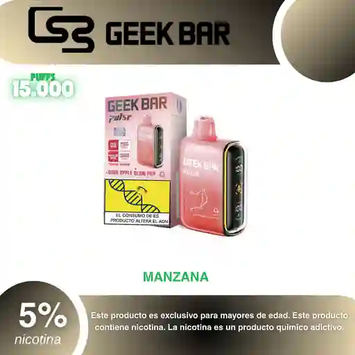 Vape Geek Bar Pulse 15.000, Sour Apple B Pop