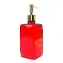 Dispensador Santini Jabon Merry Rojo 500 Ml Vidrio