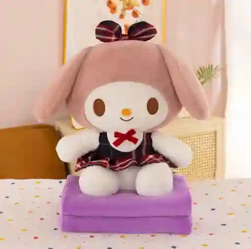 Cojín Tipo Peluche + Cobija My Melody