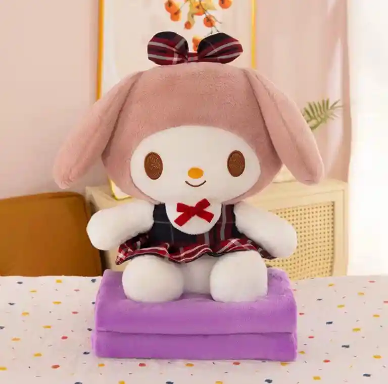 Cojín Tipo Peluche + Cobija My Melody