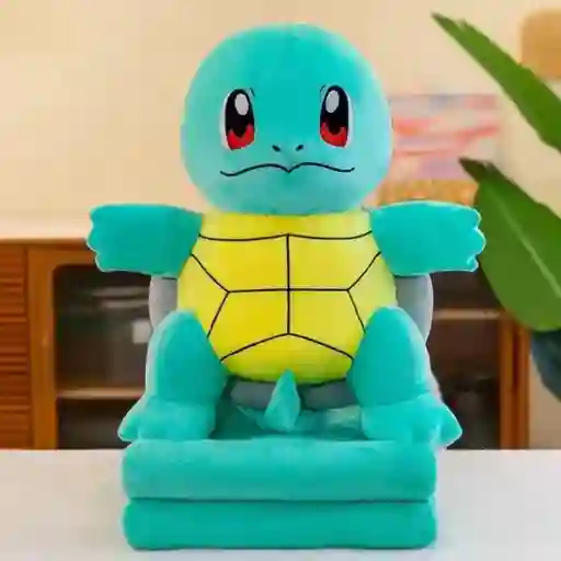 Cojín Tipo Peluche + Cobija Squirtle Pokémon