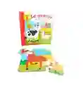 Libro Didáctico La Granja Con Rompecabezas Para Niños