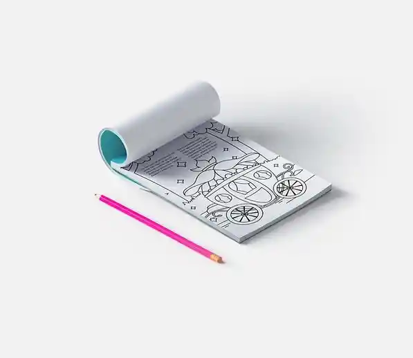 Libro Para Colorear Fantasía Con 25 Hojas Para Niños