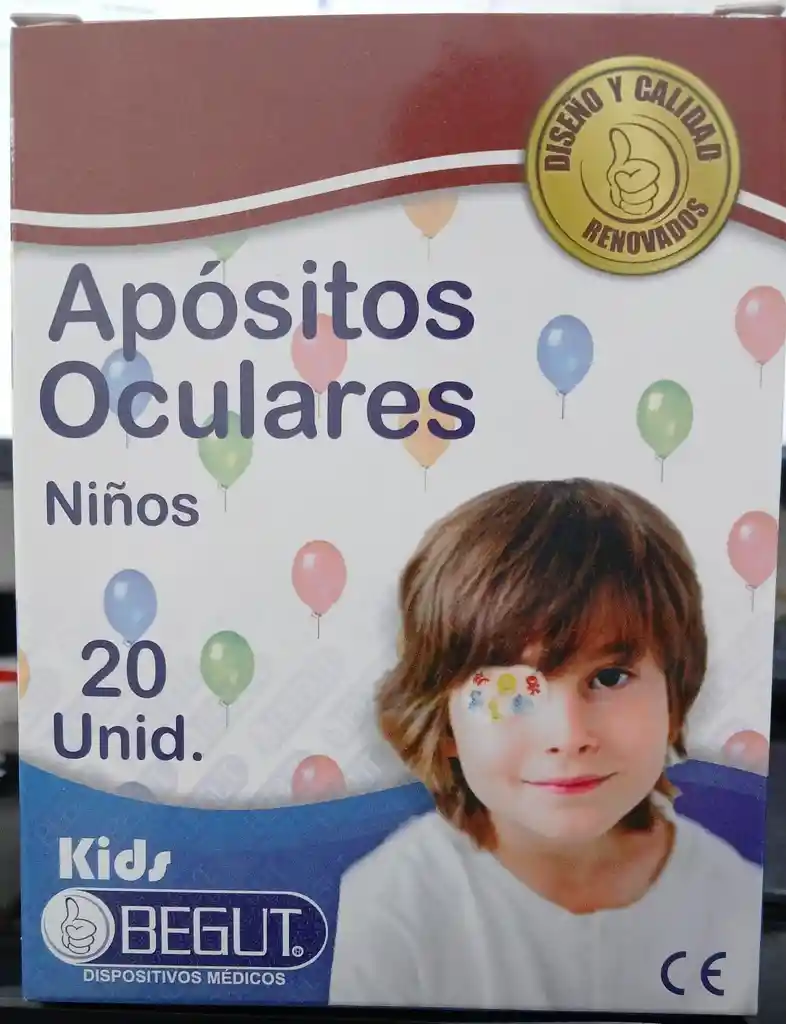 Apósito Ocular Niño 20 Und