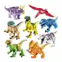 Fichas De Armar Dinosaurio Bloques Didactico Para Niños
