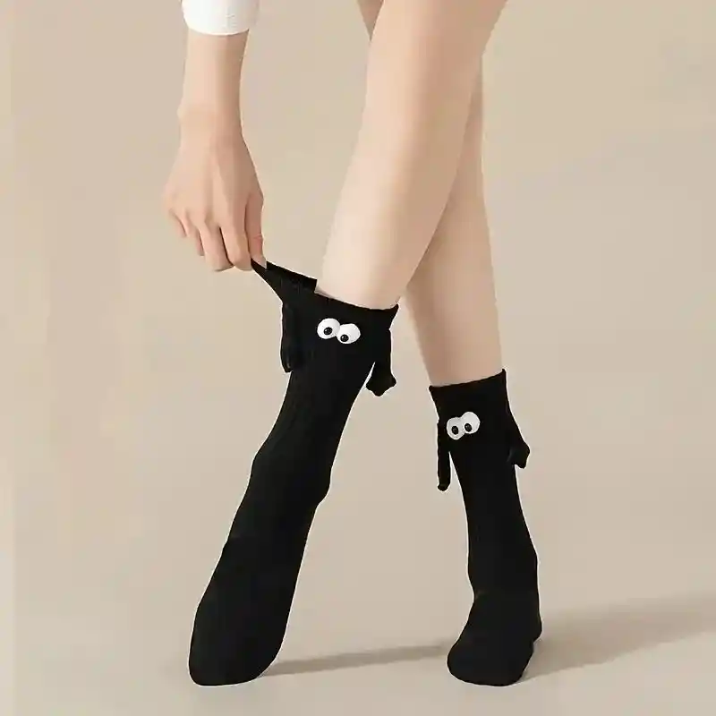 Pack X2 Pares De Medias Magnéticas Ojitos Para Parejas