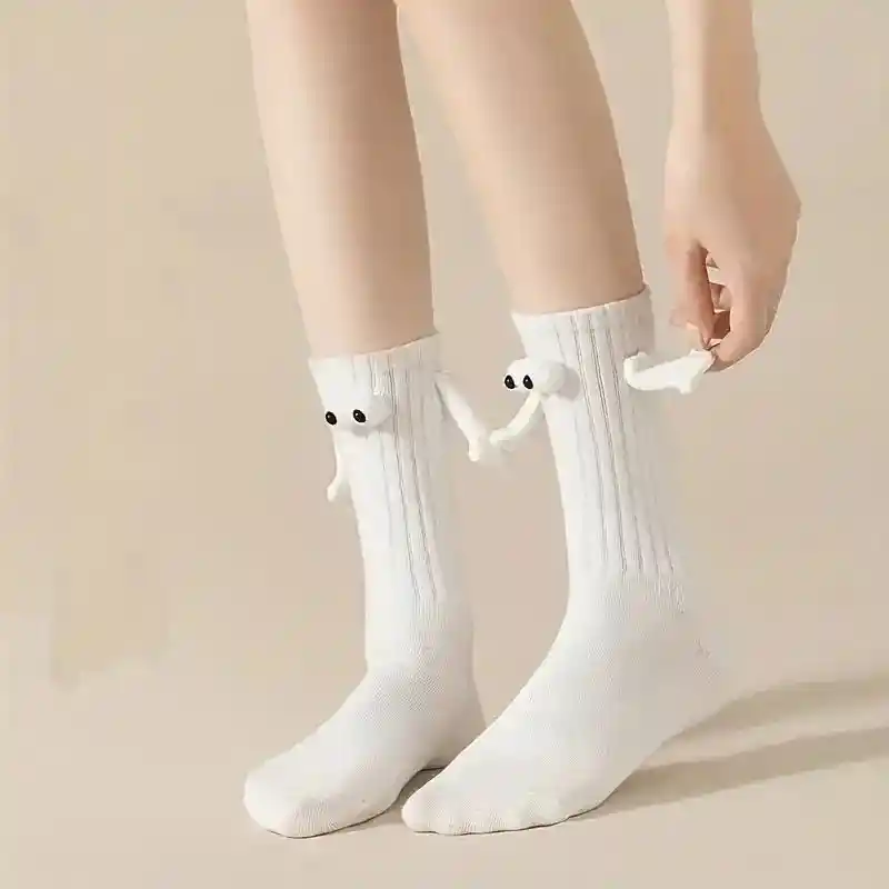 Pack X2 Pares De Medias Magnéticas Ojitos Para Parejas