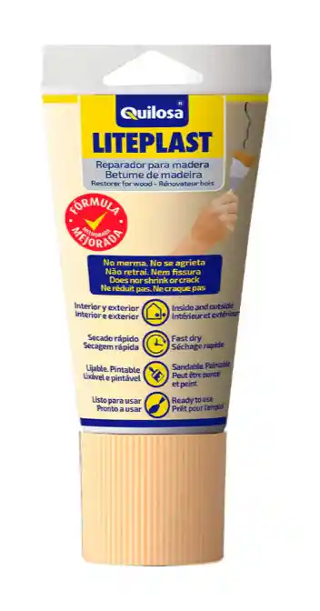 Masilla Reparadora Para Madera Liteplast Quilosa