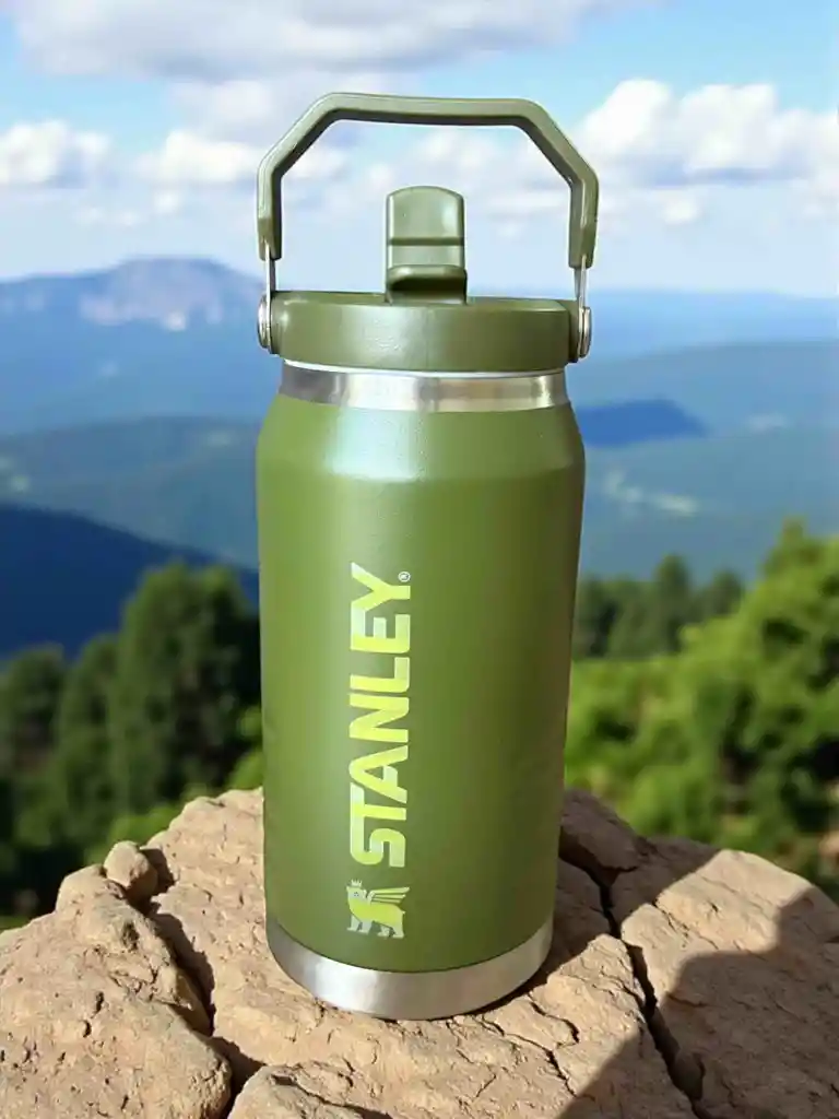 Termo Tipo Stanley 40 Oz Classic Iceflow *verde*