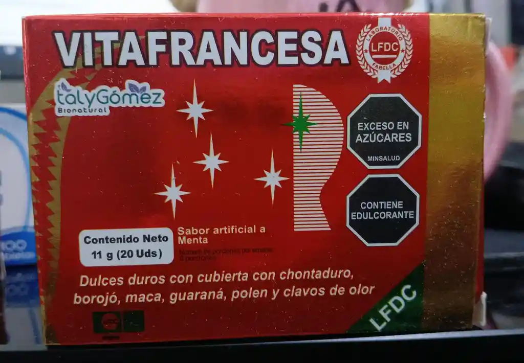 Vitafrancesa 20 Tabletas