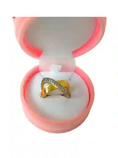 Anillo Dorado Plateado