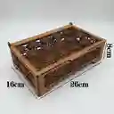 Caja De Madera Rectangular Mediana 1