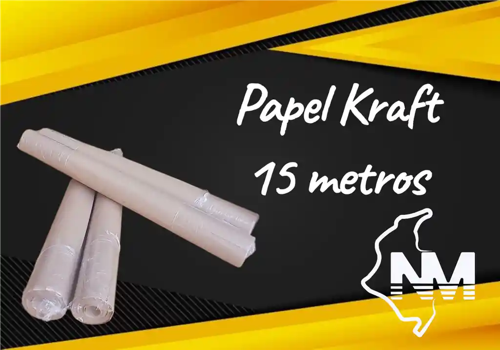 Papel Kraft 15 Metros