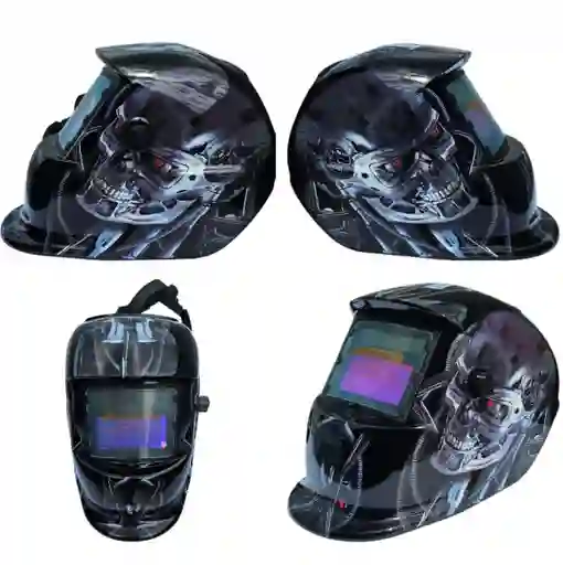 Casco Protector Para Soldar, Careta De Soldadura