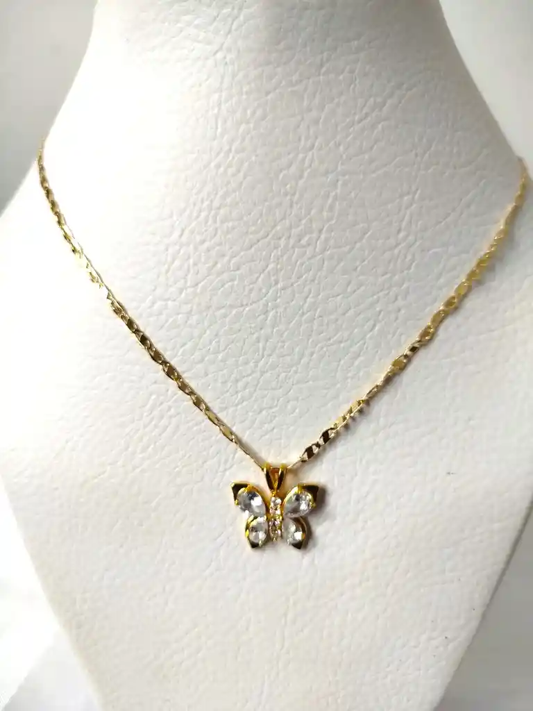 Cadena Dorado Mariposa