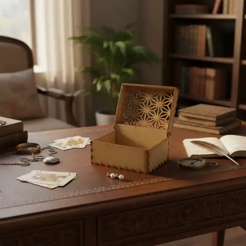 Caja Decorativa Para Tarjetas O Joyeria