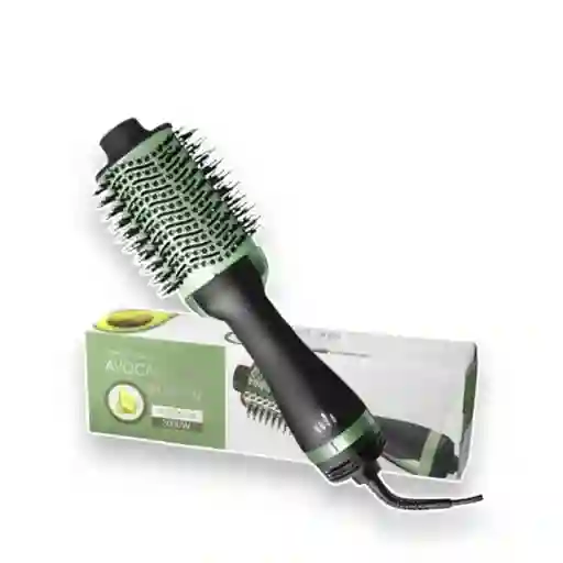 Cepillo Secador De Cabello Voluminizador De Aguacate 3d
