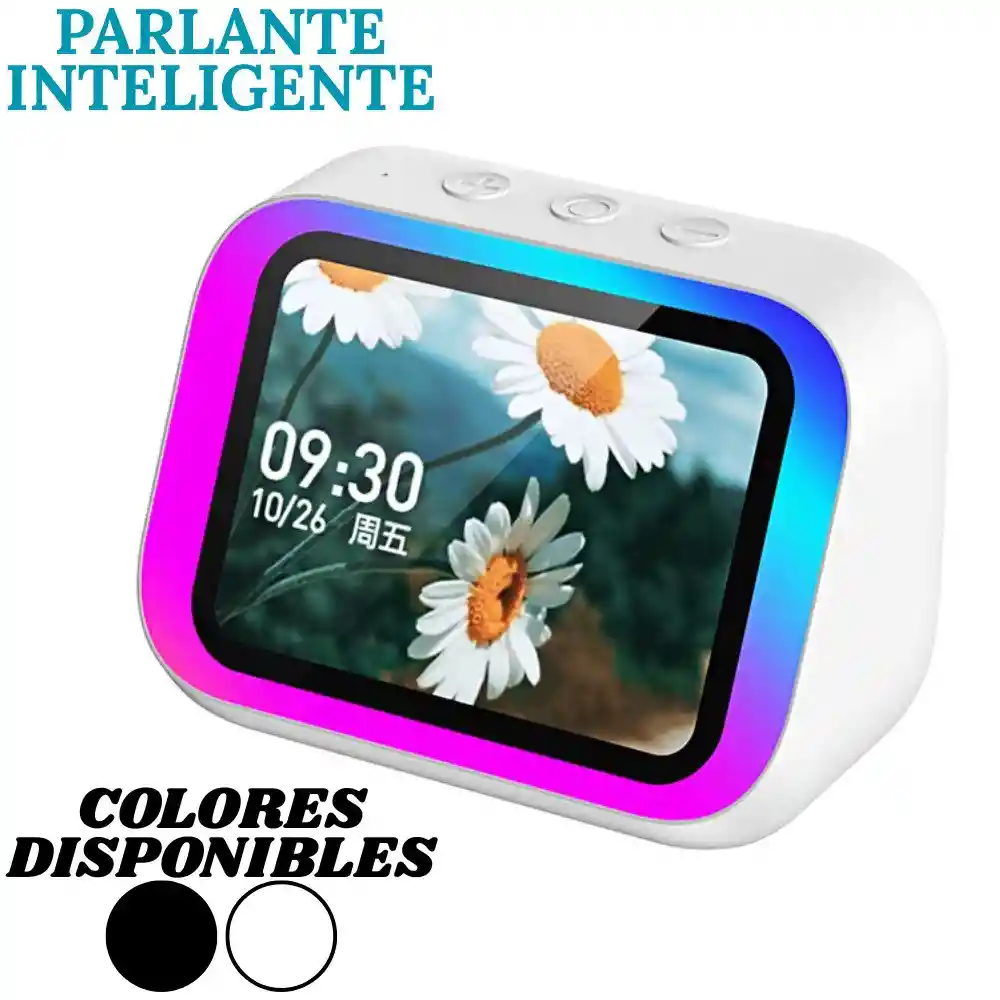 Parlante Con Asistente De Voz Pantalla Tactil Integrada