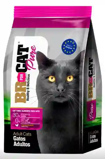 Br For Cat Pure Para Gatos Adultos De 1 Kg Sabor A Pollo