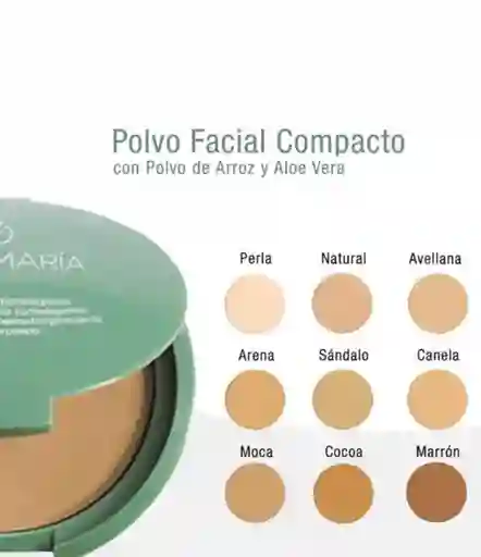 Ana Maria Polvo Compacto Arroz Tono Cocoa