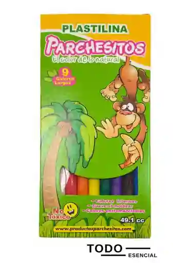 Plastilina Larga Caja X 9 Barras Colores Surtidos