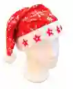 Gorro Rojo Con Estrellas Alumbra Navidad